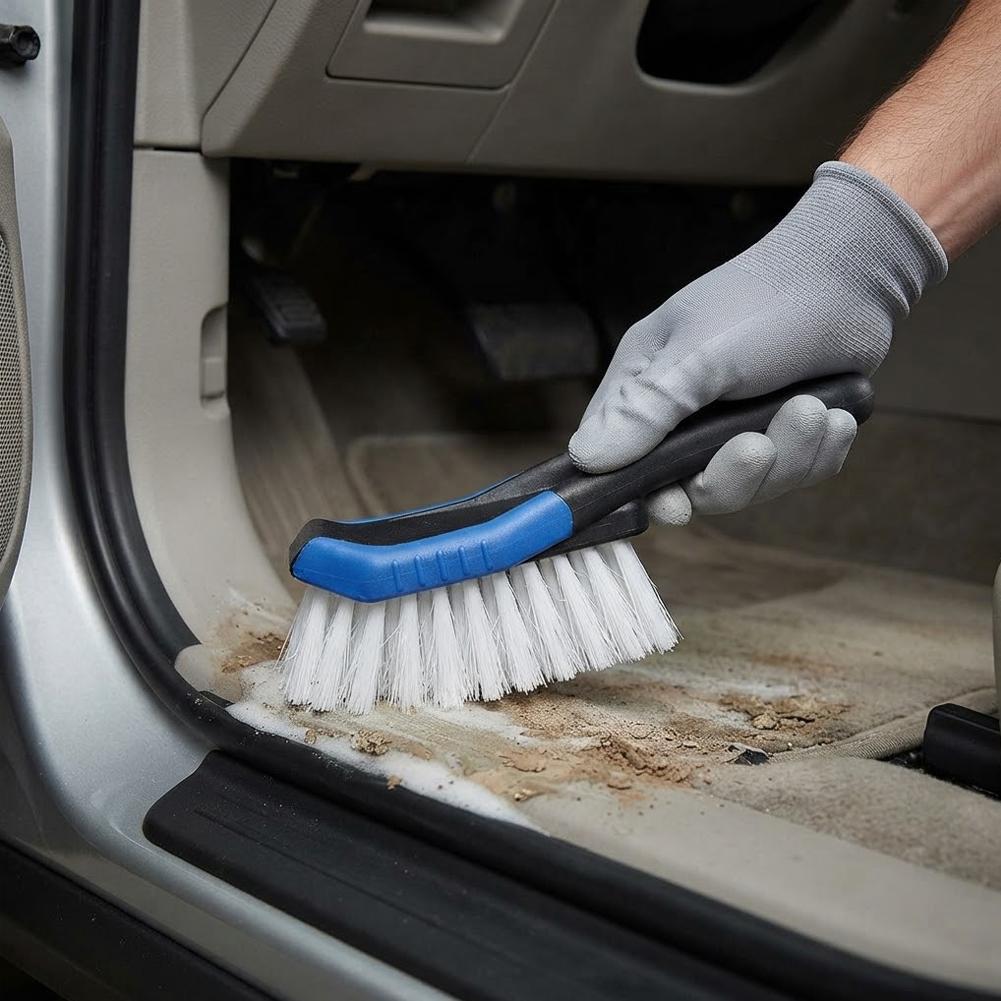 1 Pcs Car Carpet Tire Brush an - Seat Cleaner Fabric review and price
