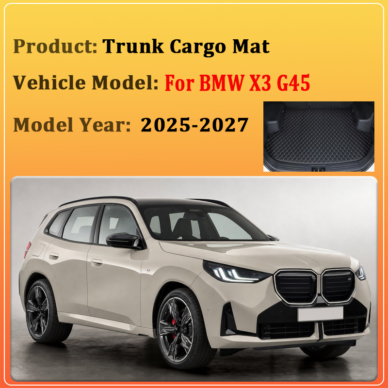 Rear Trunk Mats For BMW X3 202 - Leather Cleaner Interior review and price
